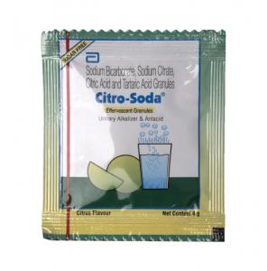 Citro-soda effervescent granules
